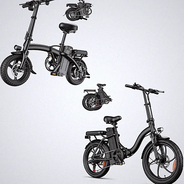 14"/20" Lightweight Folding Electric Bike for Adult Teens 700W/750W 20/28MPH 48V
