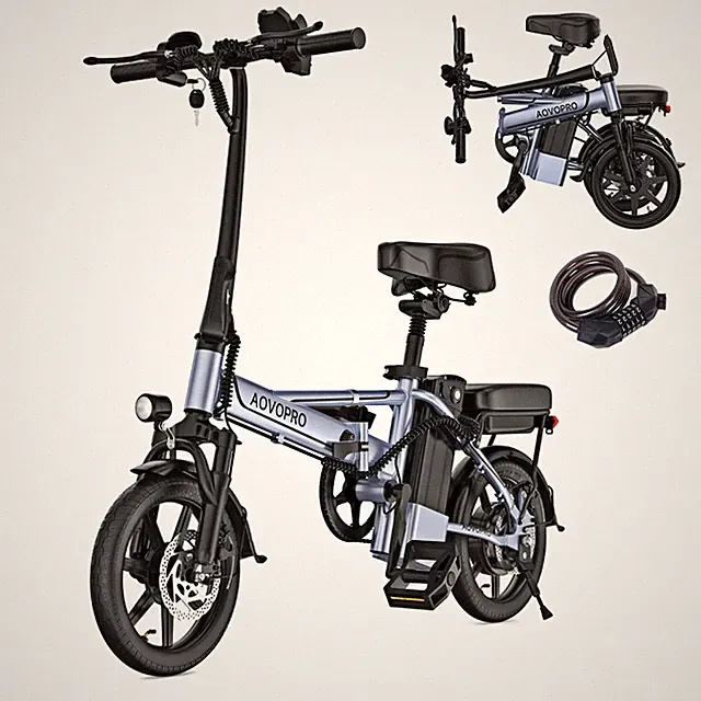 14'' Foldable City Commute Electric Bike for Adults and Teens, 500W 22MPH E-Bike