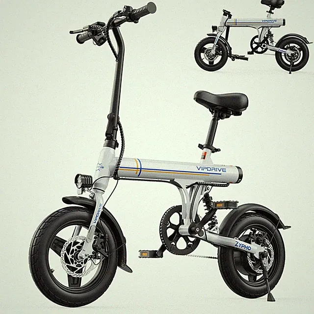 14“Foldable Electric Bike 350W 36V 280.8Wh 25Miles 20MPH Adult Commute E Bikes