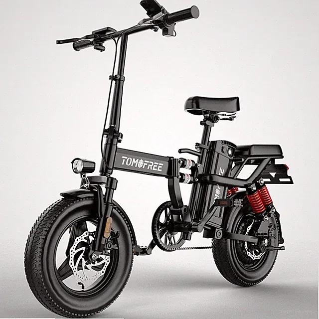 14" Folding Electric Bike Peak 750W 48V 20Ah 3 Speed ebike Adult Teens 31 miles