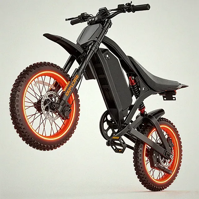 14inch Off-Road Electric Bike, 31 MPH 18Ah Battery Full Suspension ebike