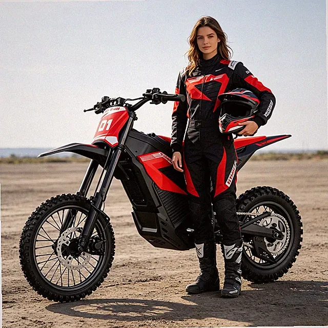 Electric Dirt Bike 3550W Peak Electric Motorcycle 48V 26AH Mountain E-Bike 40MPH