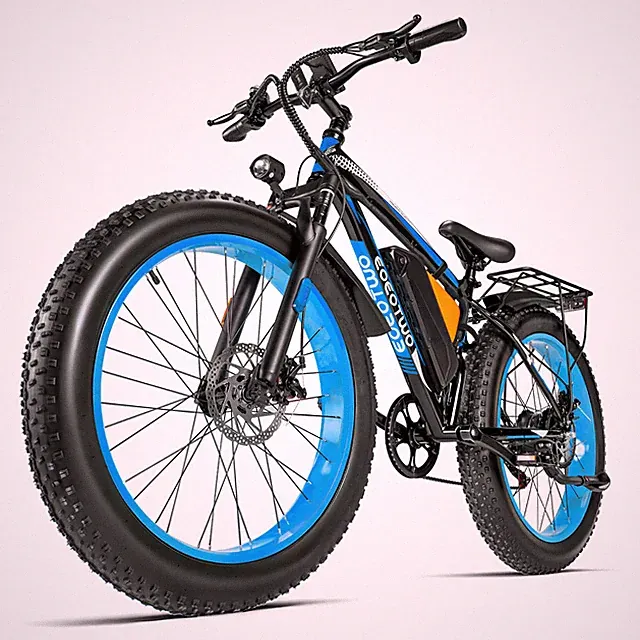 EOEOTWO E02 Electric Bike for Adults 30MPH 70Miles 26" Fat Tire E-bike