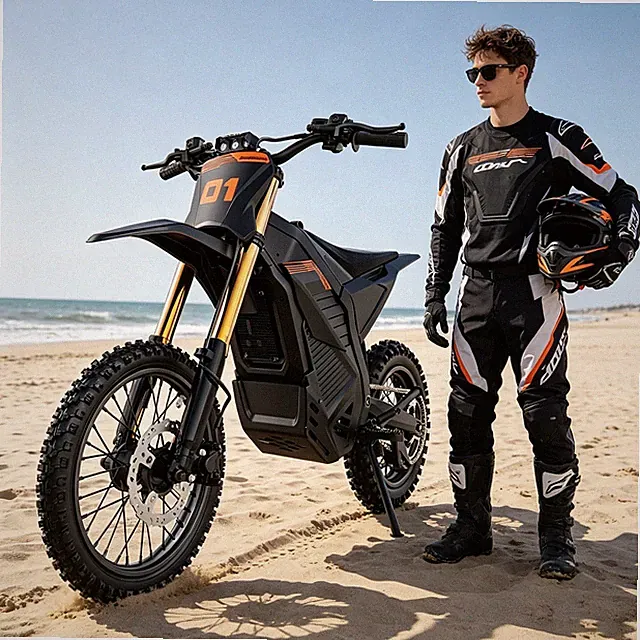 Powerful 6000W Peak 60V 30AH Fat Tire E-Bike Mountainbike E-Motorcycle US